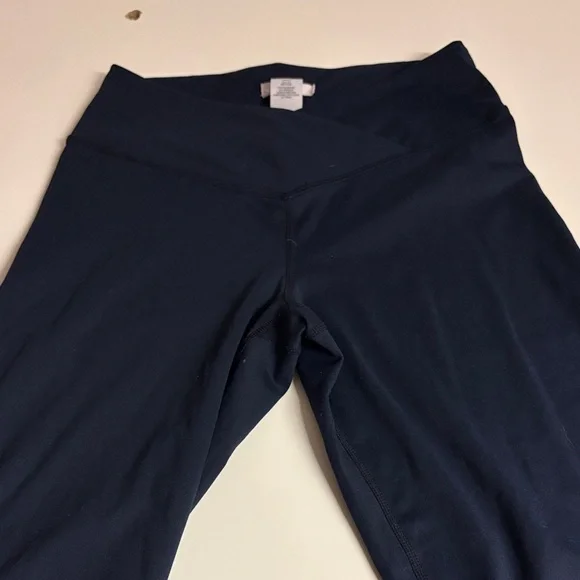 Garage Dark Blue Cross High-Waisted Leggings - Picture 1 of 7